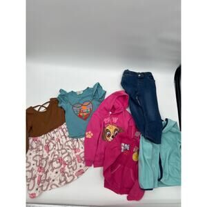 Lot of 6 Girl Marie Nicole Dress Top Jackets Children's Place Jeans Size 4T